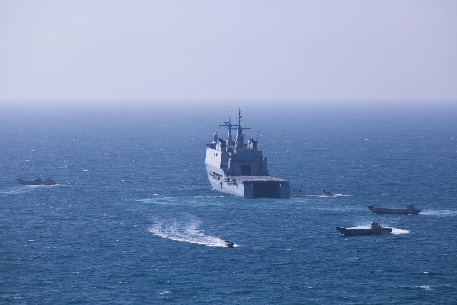 The Spanish Navy's amphibious landing on the Costa del Sol, in pictures