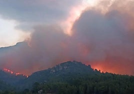Massive wildfire in Spain is raging out of control and nine towns are now under lockdown