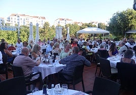 Diners at the ACE fundraising event in Mijas last weekend.