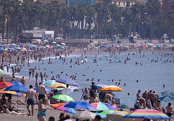Photo of a beach in Malaga.