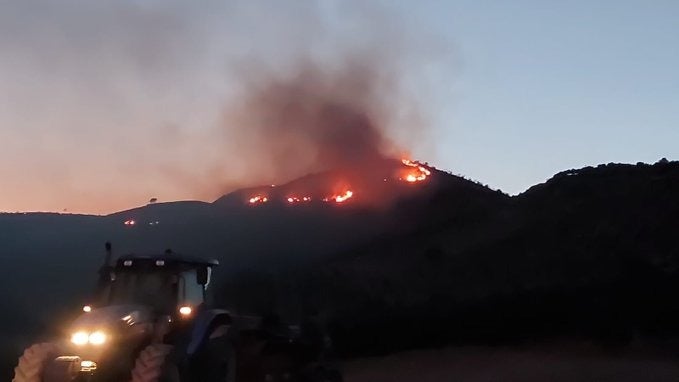 Álora wildfire.