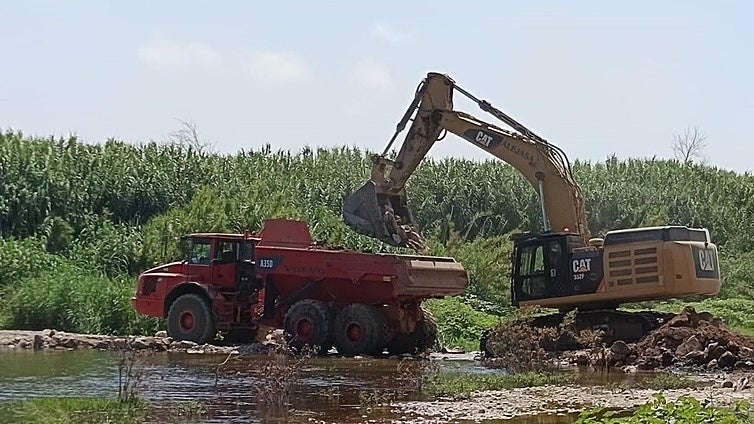 Temporary bridge taken down following Guadalhorce water treatment plant setback