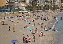 La Malagueta beach.
