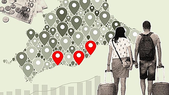 Holiday rental property map of the Costa del Sol: numbers continue to grow across Malaga province, except in the city