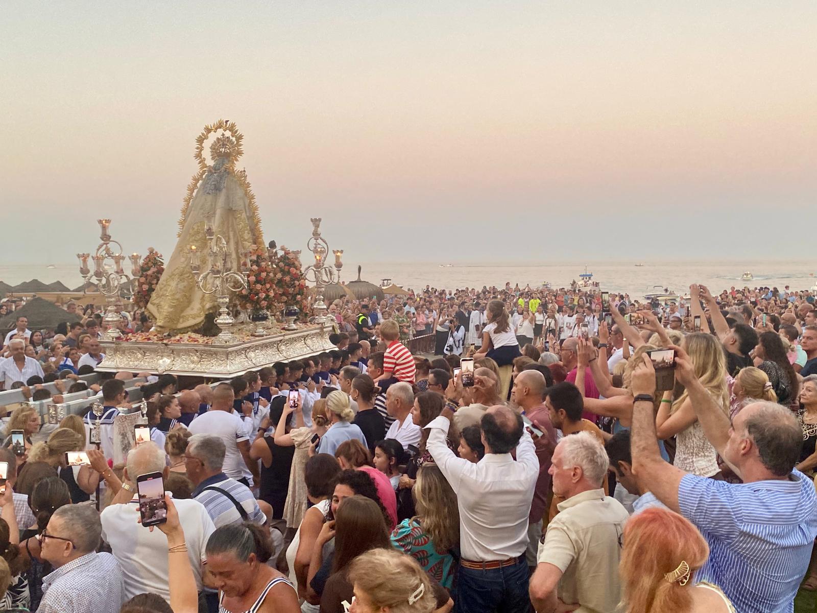 Procesión de la Virgen del Carmen en Fuengirola.