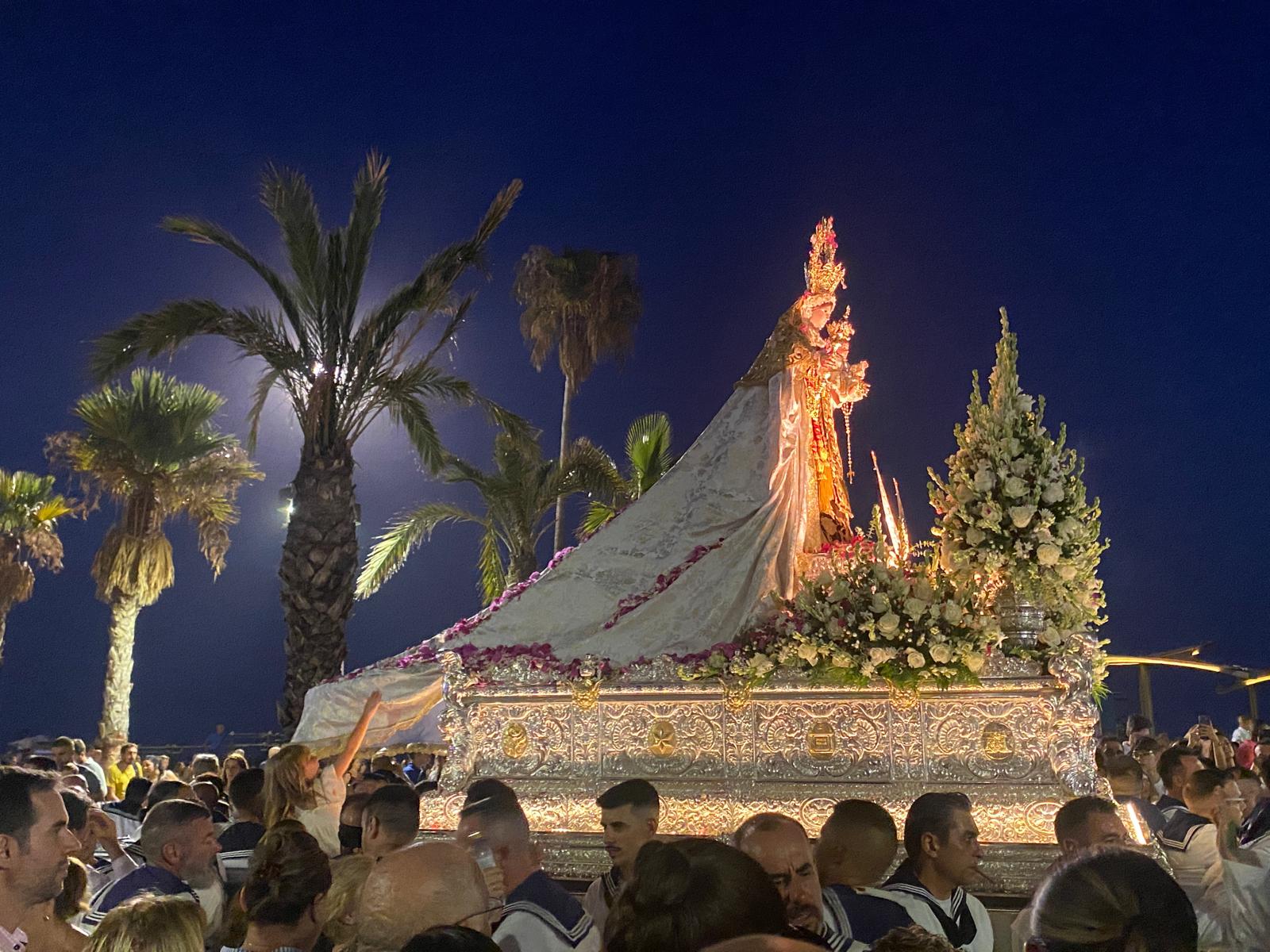 Procesión de la Virgen del Carmen en Los Boliches.