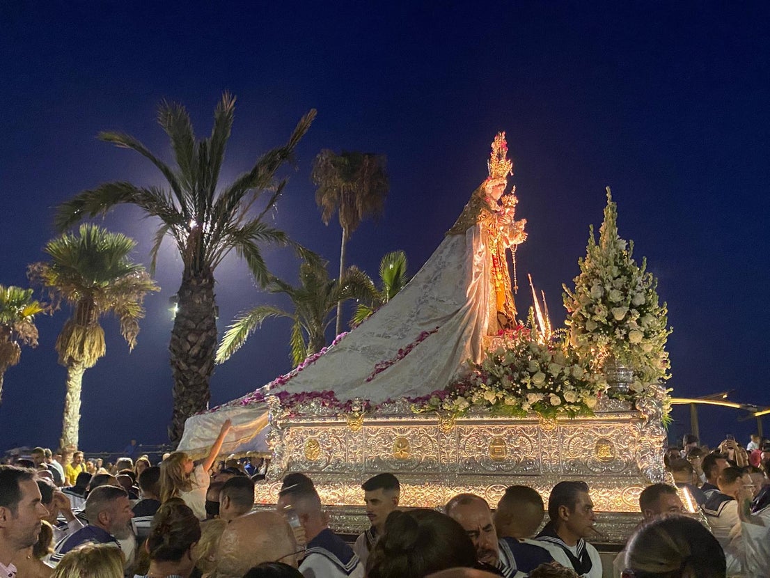 Procesión de la Virgen del Carmen en Los Boliches.
