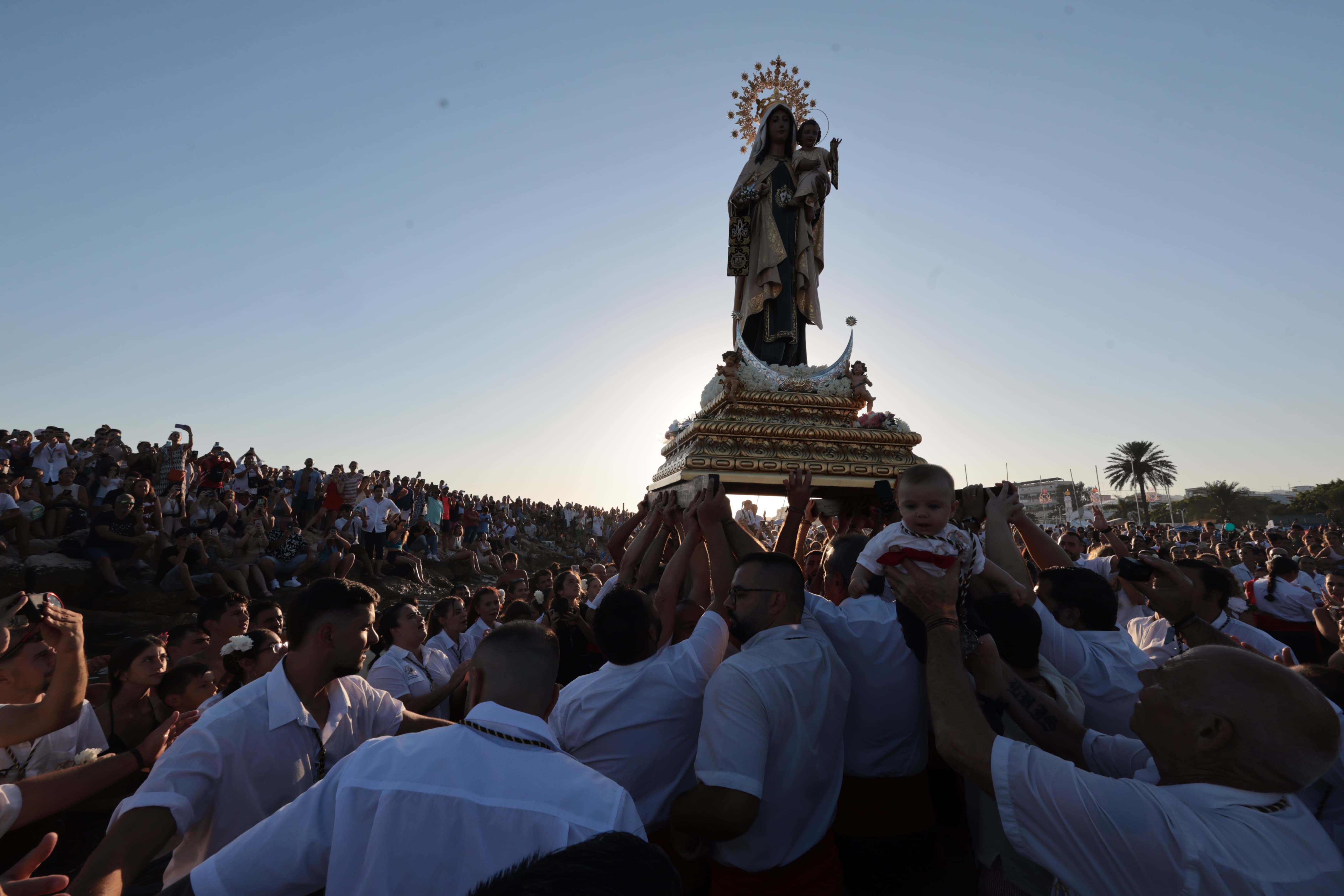 Procesión de la Virgen del Carmen en El Palo