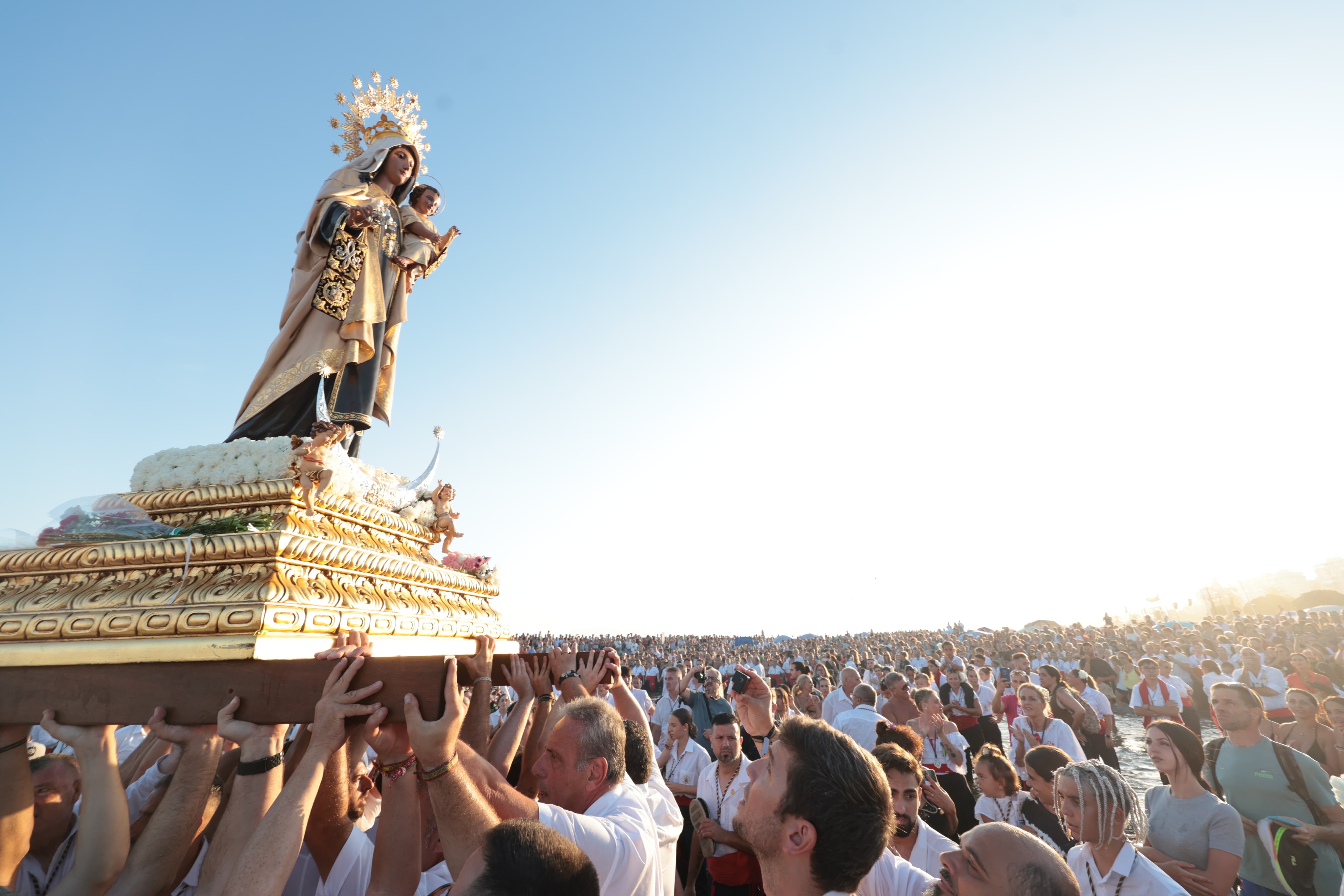 Procesión de la Virgen del Carmen en El Palo