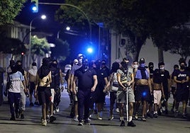 Unrest on the streets of Torre Pacheco.