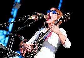 The big star of Saturday evening was Anni B Sweet from Malaga, while Duncan Dhu played some of their hits from the 80s.