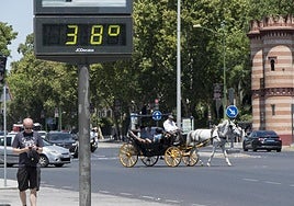 Aemet activates extreme heat warnings in six provinces of Andalucía in southern Spain this Monday