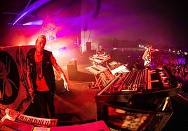 The Prodigy on the Marenostrum stage.