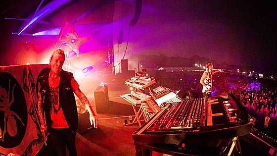 The Prodigy at Marenostrum in Fuengirola: dancing on fire