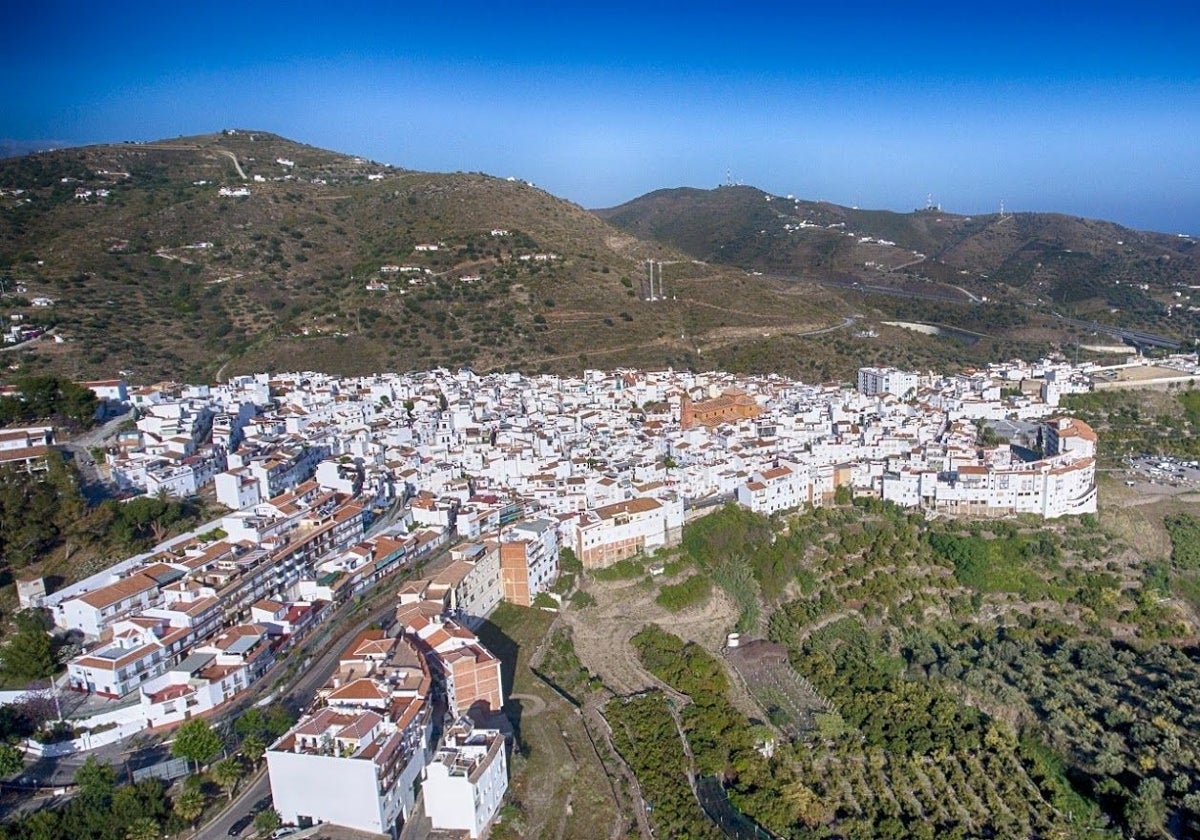 Panoramic view of Torrox Pueblo.
