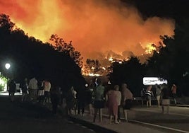 Military called in and town locked down after wildfire takes hold in Spain