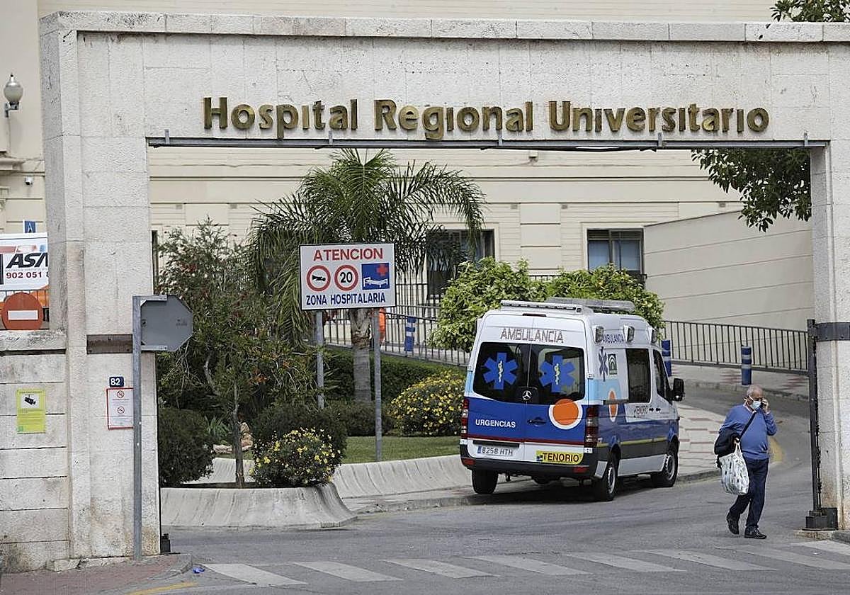 The victim was admitted to the intensive care unit of hopsital in Malaga.