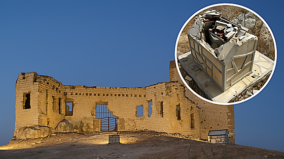 Two people investigated for destroying floodlights at Malaga province castle with close links to Scotland