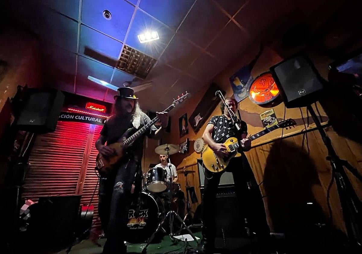 One of the bands performing.