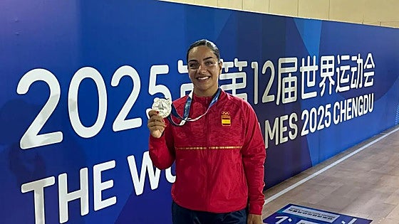 María Torres takes silver again at World Games in Chengdu
