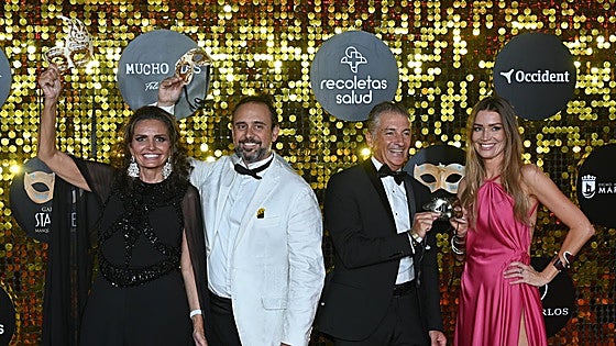 Charity behind masks at Starlite Gala in Marbella