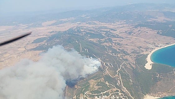 Another wildfire near Tarifa: over 2,000 people evacuated from homes, hotels and beaches