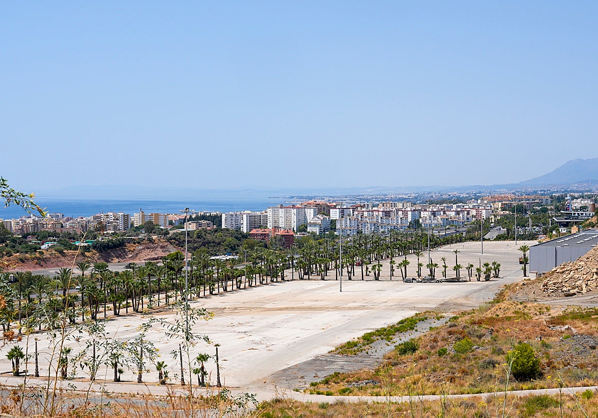 Image of the land at La Cañada where the extension will be built.