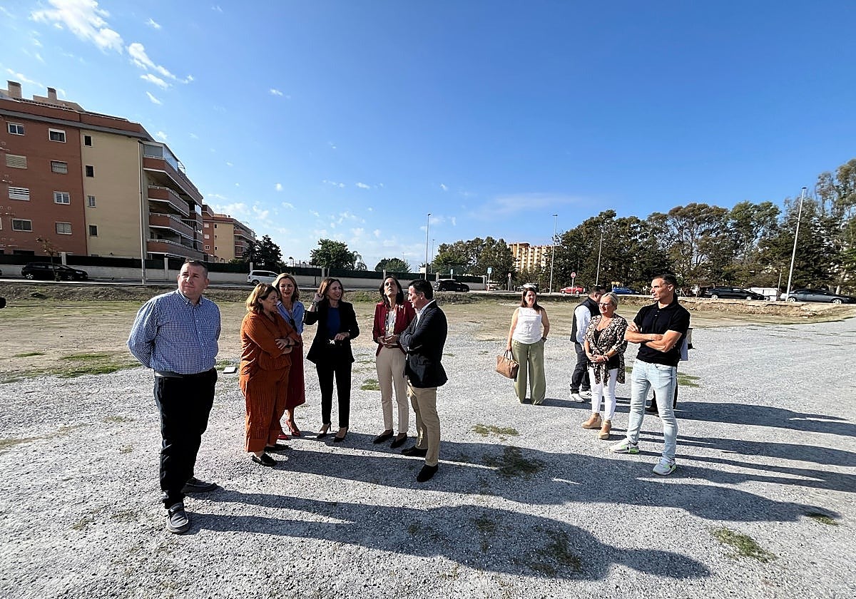 The land where the houses will be built