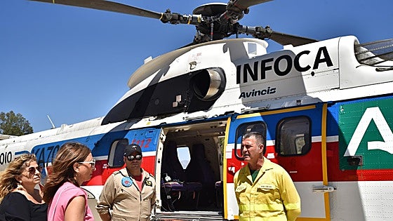 Infoca plan in Malaga province granted largest budget in its history during extreme risk of fires season