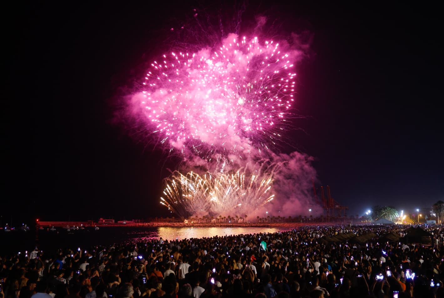 Malaga kicks off eight days of partying with fireworks and drone show