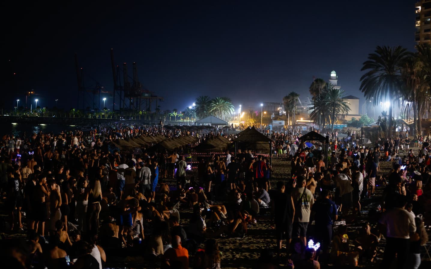 Malaga kicks off eight days of partying with fireworks and drone show