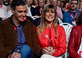 PM Pedro Sánchez and his wife Begoña Gómez.