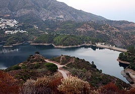 This is what La Concepción reservoir looked like mid-August: the best since 2013.