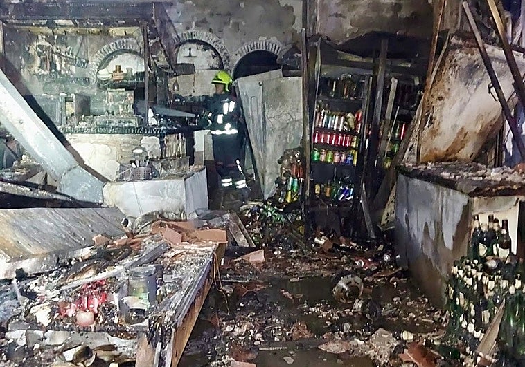 Interior of one of the affected premises.