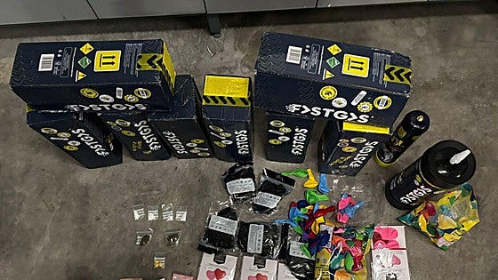 Man investigated by police in Mijas after being caught red-handed selling canisters of 'laughing gas'