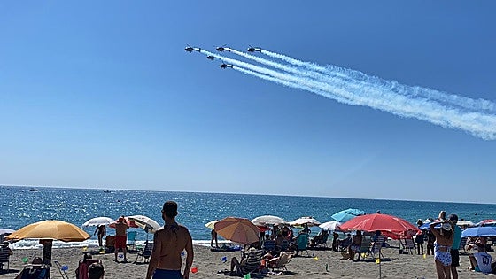 These are some of the aircraft and display teams taking part in the Torre del Mar Air Festival on the Costa del Sol