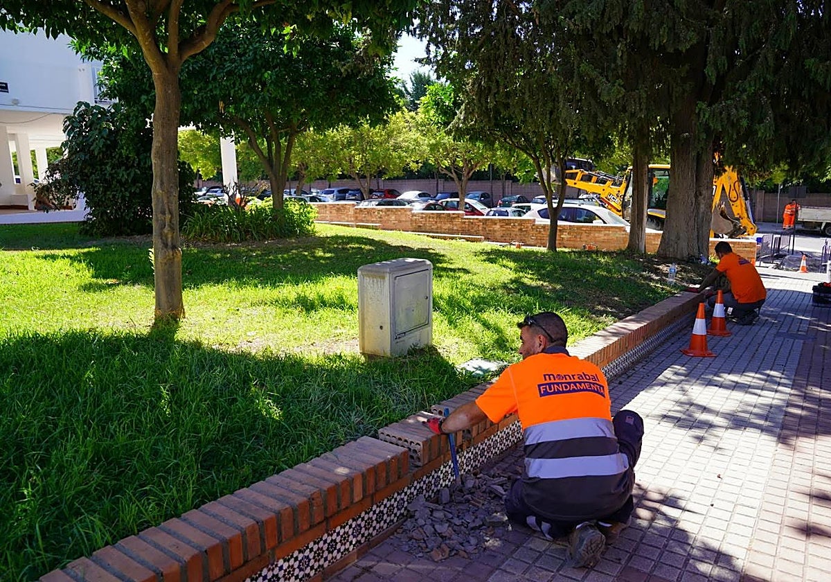 Neighbourhood brigade in the Blas Infante neighbourhood of Estepona.