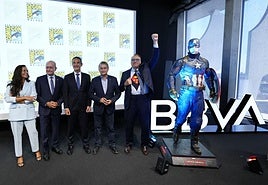 Authorities at the launch on Thursday.