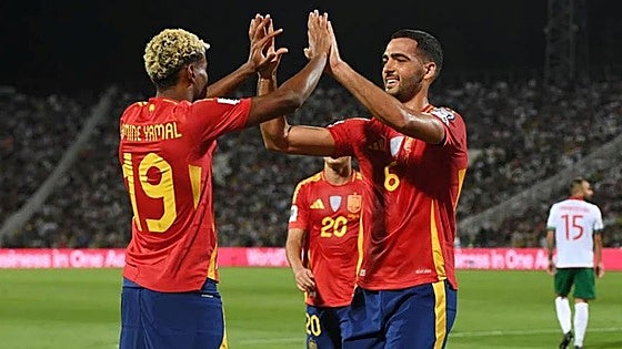 Spain sweep aside Bulgaria with first-half blitz in World Cup football qualifier
