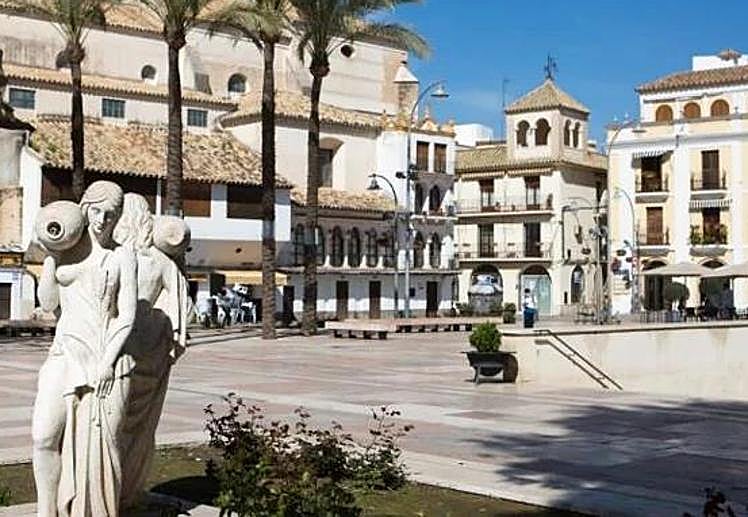 Plaza de España in Ecija.