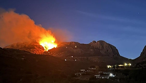 Early morning forest fire declared 'stabilised' in Malaga province village