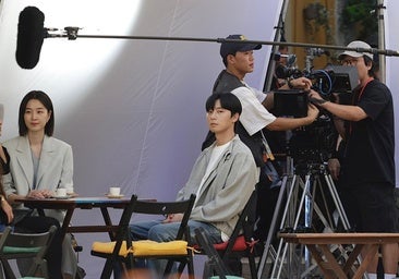 Park Seo-Joon, the king of romantic dramas in Korea, shoots an Amazon series in Malaga