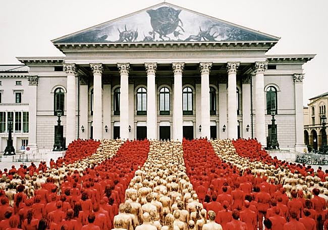 A previous work by Spencer Tunick.