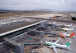 File image of aircraft parked at Malaga Airport.