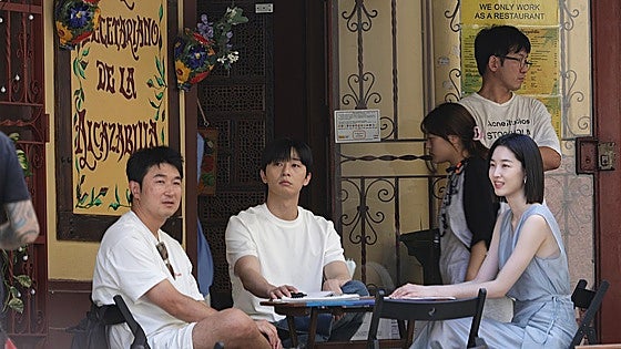 Park Seo-Joon, the king of romantic dramas in Korea, shoots an Amazon series in Malaga