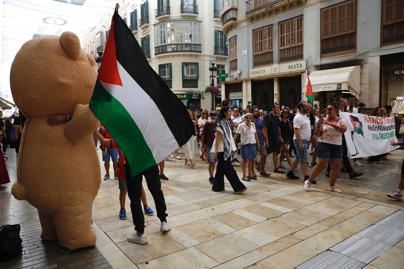 More than 2,000 protesters join Gaza &#039;genocide&#039; march in Malaga, in images