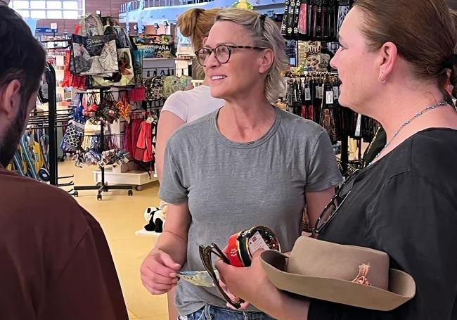 Actress Robin Wright, during the filming of "The Girlfriend" at Malaga's cruise terminal last year.