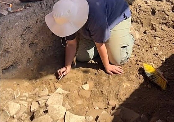 Excavation of an ancient Punic pottery factory with thousands of remains.
