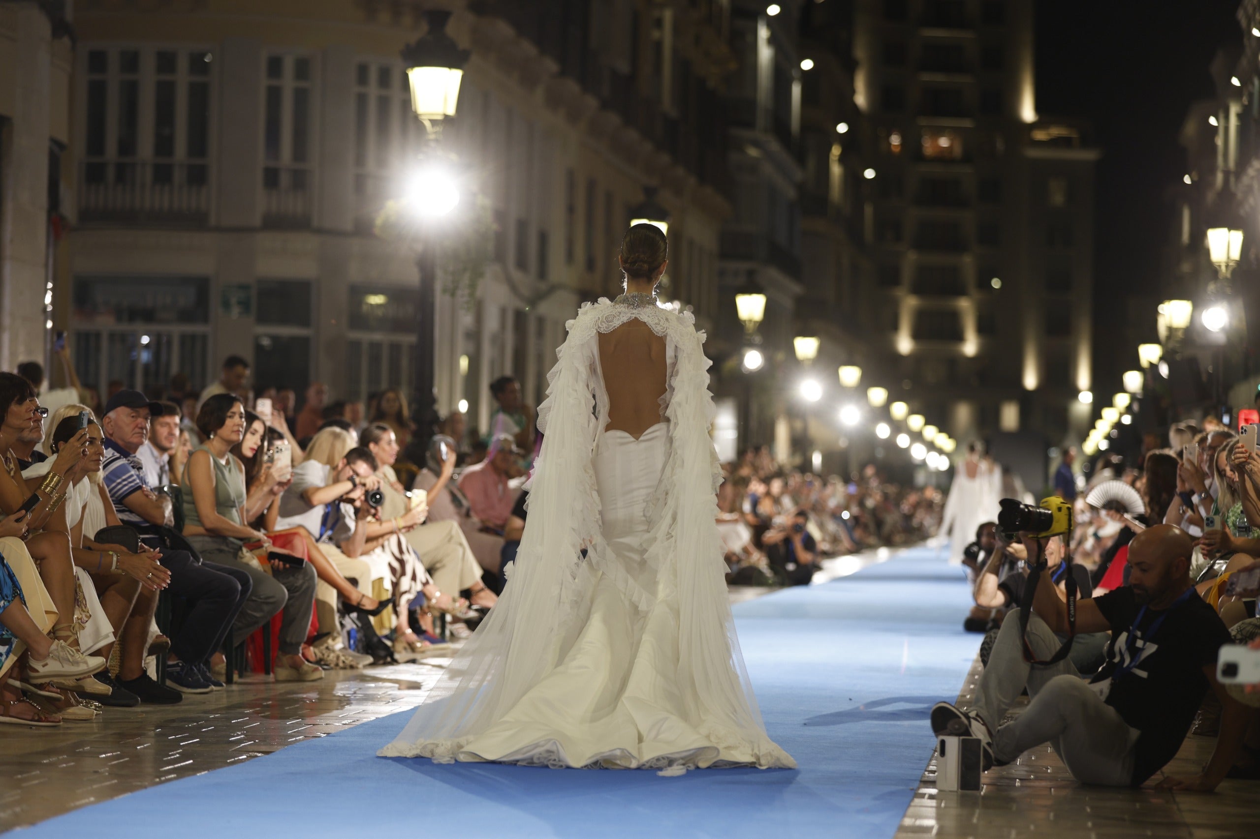 Aurora Gaviño en la Pasarela Larios.