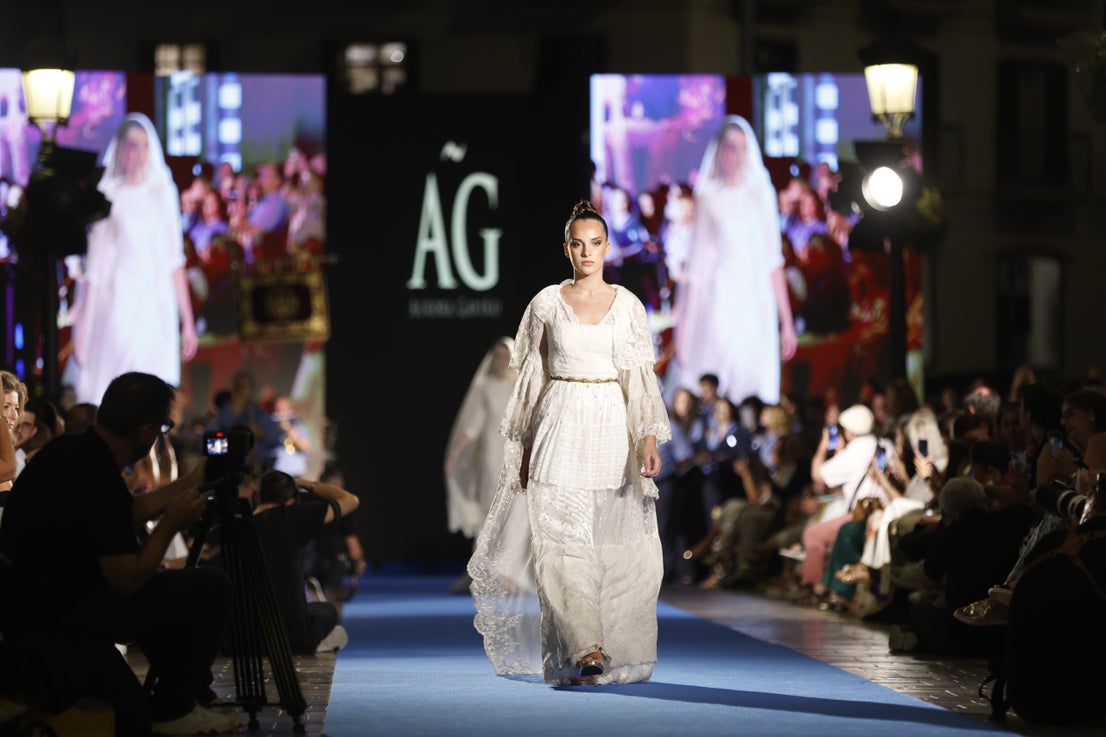 Aurora Gaviño en la Pasarela Larios.
